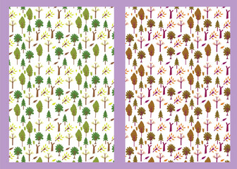 Flower Based Floral Pattern Vector Design