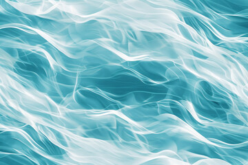 Dancing Waves in Blue and White