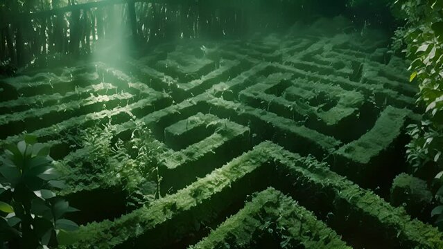 The maze seems to be alive constantly shifting and changing as if trying to th those who dare to conquer it.