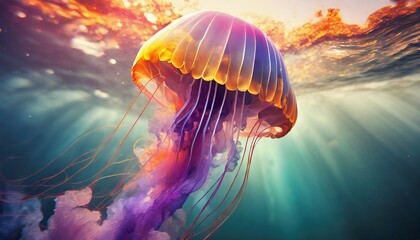 jellyfish in the water