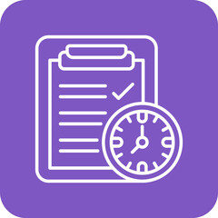Fototapeta premium Time Management Icon