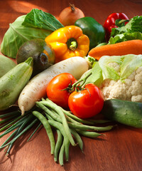 vegetable, Gemüse, Bohnen, Rettich, gemischtes Gemüse, 