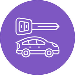 Car Key Icon