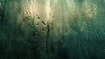 Rain water drops on the glass. Raindrops on window texture