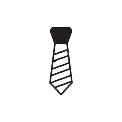 Tie icon design with white background stock illustration