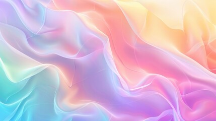 Obraz premium An abstract gradient background with soft, pastel colors blending seamlessly, perfect for a subtle and elegant design for banners and ads