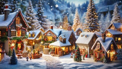 Fototapeta premium christmas tree decorations