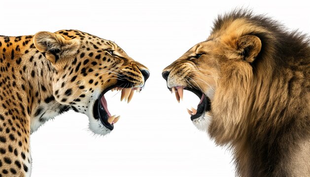 Majestic Roar: Bold and Beautiful, leopard lion, logo design, dierce, iconic