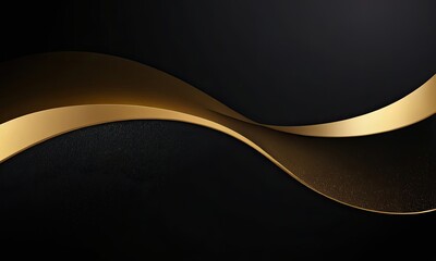 Abstract black and gold luxury background