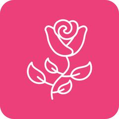 Fototapeta premium Rose Icon