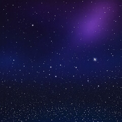 starry night sky with stars