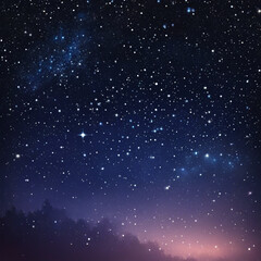 night sky with stars