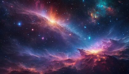 Fototapeta premium space nebula space