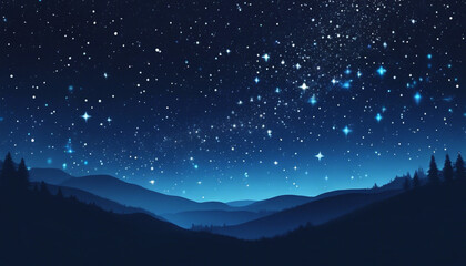 Fototapeta premium starry night sky