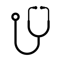 Stethoscope medical iconsymbol vector illustration