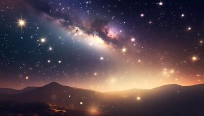 Naklejka premium space galaxy background