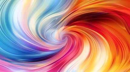 Fototapeta premium Vibrant swirling colors abstract art digital design creative studio close-up modern aesthetics for inspiration