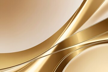 3D gold abstract wave background, dynamic flowing ,soft lighting, warm colors