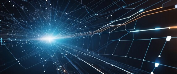 Abstract Digital Connections with Data and Blockchain Technology