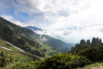 Obraz premium Mountains in Kazakhstan, Almaty city