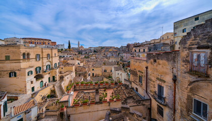 Fototapeta premium Matera, Basilicata, Italy, Europe, March 2024