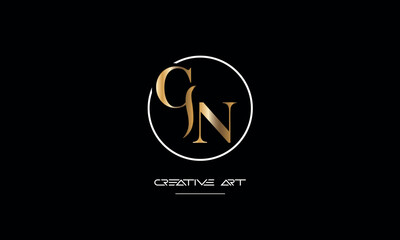 GN, NG, G, N abstract letters logo monogram