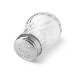 Salt shaker isolated on white. Kitchen utensil