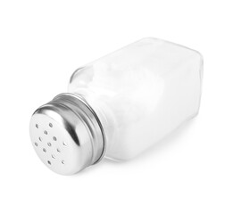 Salt shaker isolated on white. Kitchen utensil