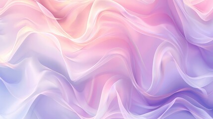 Obraz premium A pastel gradient background with soft, smooth lines in shades of purple, pink, and blue, ideal for creating a gentle and modern aesthetic
