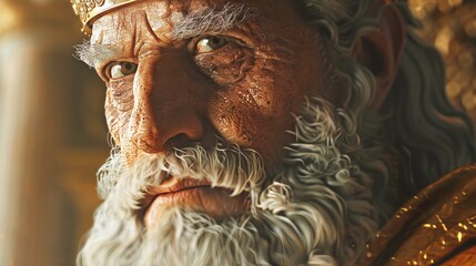Fototapeta premium A portrait of an old man