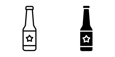 Beer icon set. for mobile concept and web design. vector illustration
