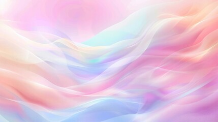 Fototapeta premium Vector background with a blurry pastel gradient, creating a smooth and soft abstract design for a modern look