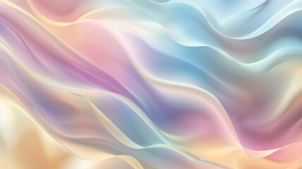 Obraz premium Vector background featuring a smooth, blurry pastel gradient, creating a soft and serene abstract visual