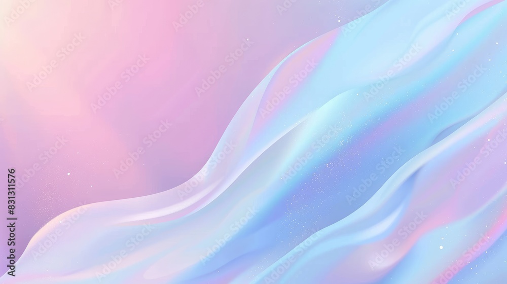Poster soft gradient vector background with blurry pastel tones, creating a gentle and abstract visual effe