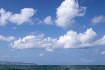 Obraz premium Rain clouds cover the sky in northern Israel.