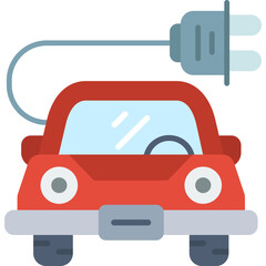 Electric Car Icon