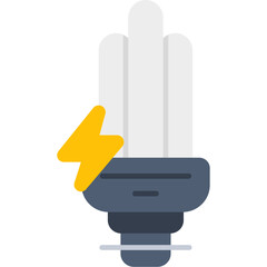 Energy Efficient Light Bulb Icon