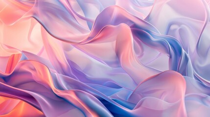 Obraz premium Colorful abstract silk waves background