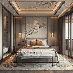 interior design of bedroom