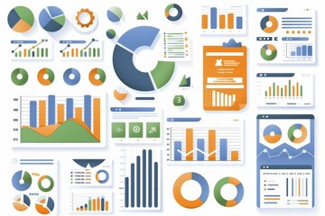 Futuristic finance  market chart and business data graph showing growth on financial background