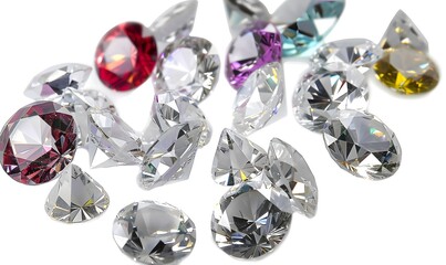 Sparkling Diamonds: A Close-Up of Pristine Gemstones