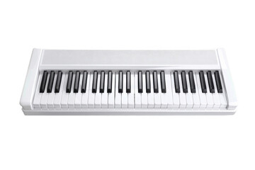 Fototapeta premium High-quality image of a digital keyboard synthesizer with black and white keys