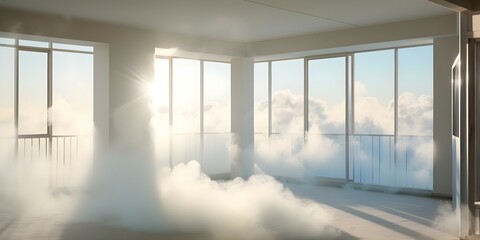 Effects of indoor smoke particles on respiratory health in multiunit housing. Concept Indoor Air Quality, Respiratory Health, Multiunit Housing, Smoke Particles, Health Risks