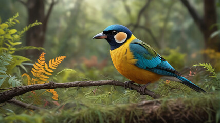 Fototapeta premium Within the Avicultural Institute of Ornithological Conservation, conservationists work tirelessly to protect endangered bird species and their habitats through research and advocacy, Generative AI