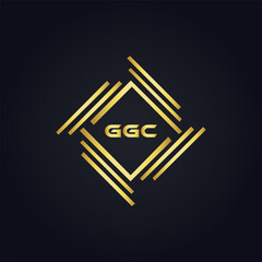 GGC logo. G G C design. White GGC letter. GGC, G G C letter logo design. G G C letter logo design in FIVE, FOUR, THREE, style. letter logo set in one artboard. G G C letter logo vector design.
