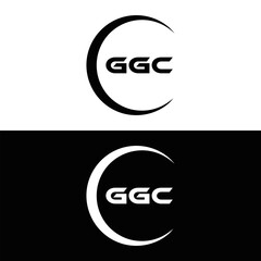 G G C, G G C design, G G C letter, G G C logo, GGC, GGC letter, GGC logo, GGC monogram, golden latter logo, GGC gold logo, icon, identity, industry, initial, letter, line, linked, logo, logos, logotyp