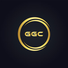 G G C, G G C design, G G C letter, G G C logo, GGC, GGC letter, GGC logo, GGC monogram, golden latter logo, GGC gold logo, icon, identity, industry, initial, letter, line, linked, logo, logos, logotyp