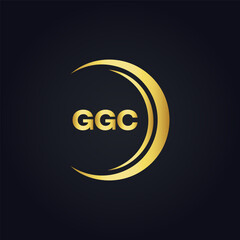 G G C, G G C design, G G C letter, G G C logo, GGC, GGC letter, GGC logo, GGC monogram, golden latter logo, GGC gold logo, icon, identity, industry, initial, letter, line, linked, logo, logos, logotyp
