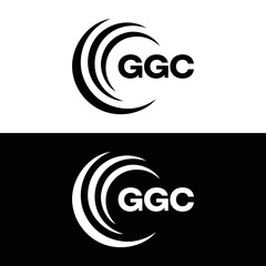 G G C, G G C design, G G C letter, G G C logo, GGC, GGC letter, GGC logo, GGC monogram, golden latter logo, GGC gold logo, icon, identity, industry, initial, letter, line, linked, logo, logos, logotyp