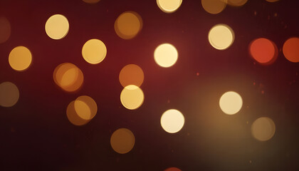 Party celebration red and gold lighting blurred background. Generative AI